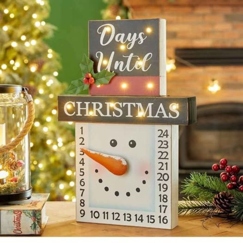 Countdown to Christmas snowman 2 available